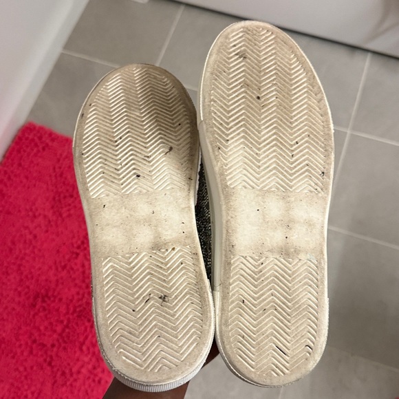 Betsey Johnson Silver Glitter Sneakers - Picture 5 of 5